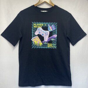 H&M Player 1 Select Crew-neck Short Sleeve Pullover T-Shirt Boys Sz 12-14 Black